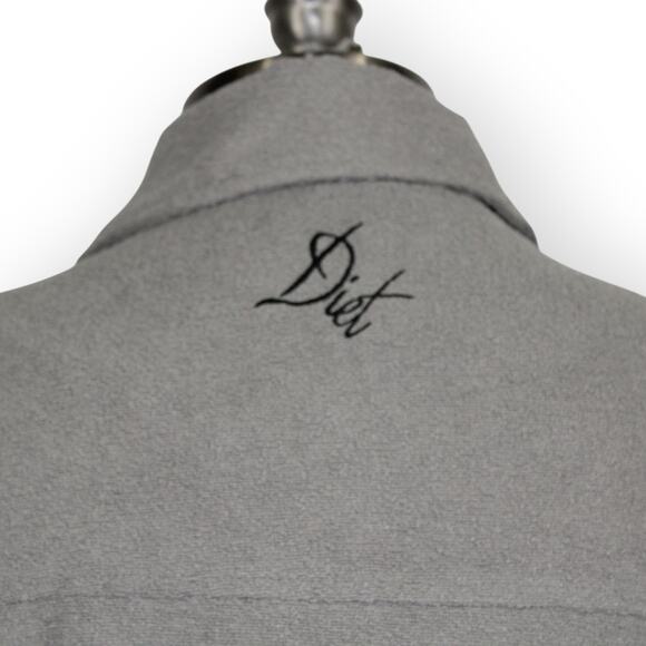 NEW DietStartsMonday_ (M) Trucker ShortSleeve ButtonUp Utility Shirt Jacket Grey - Picture 6 of 15